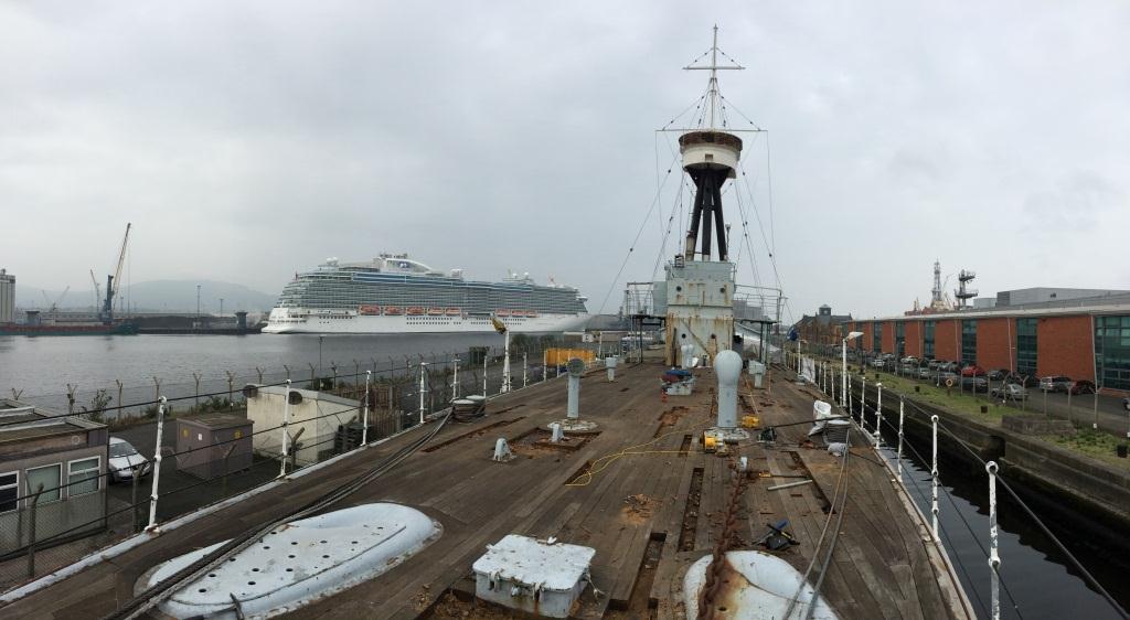 Blu Marine undertake restoration works on HMS Caroline